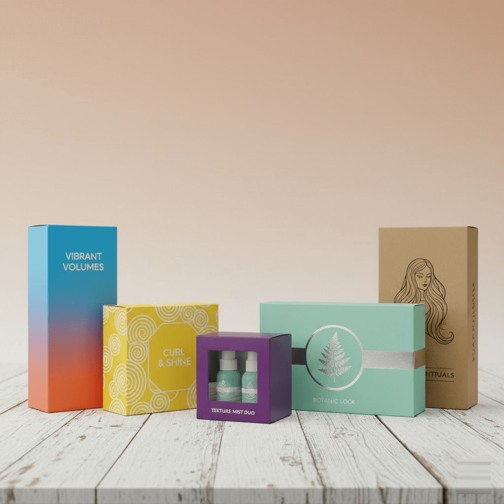 custom hair spray box