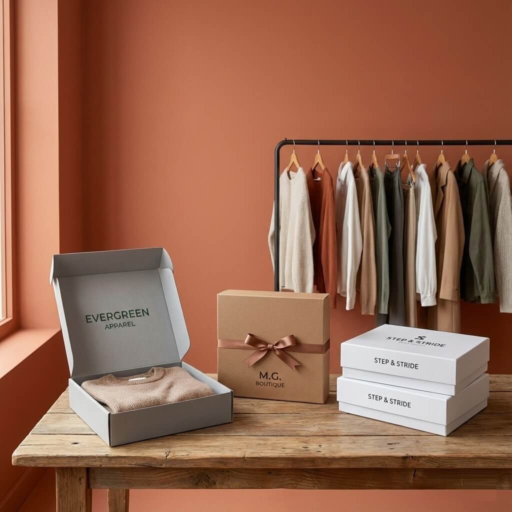 custom apparel Boxes