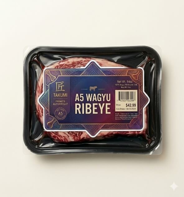custom meat label